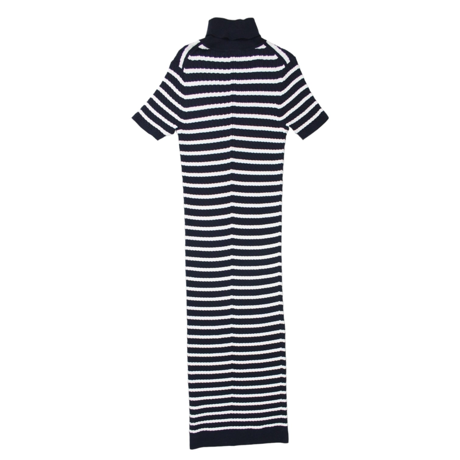Tommy Hilfiger Navy/White Skinny Cable Knit Dress
