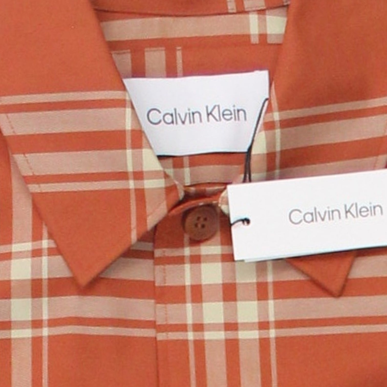 Calvin Klein Rust Check Overshirt