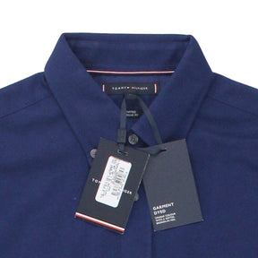 Tommy Hilfiger Navy Garment Dyed Pique Shirt