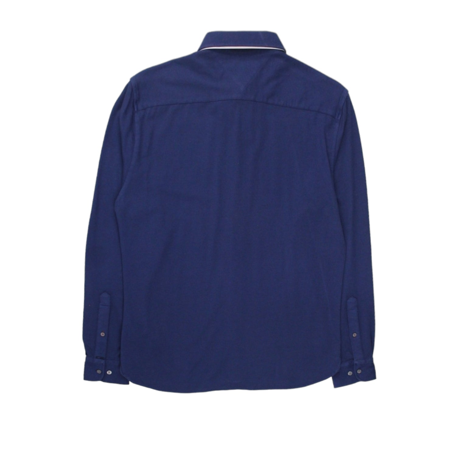 Tommy Hilfiger Navy Garment Dyed Pique Shirt