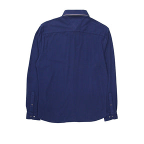 Tommy Hilfiger Navy Garment Dyed Pique Shirt