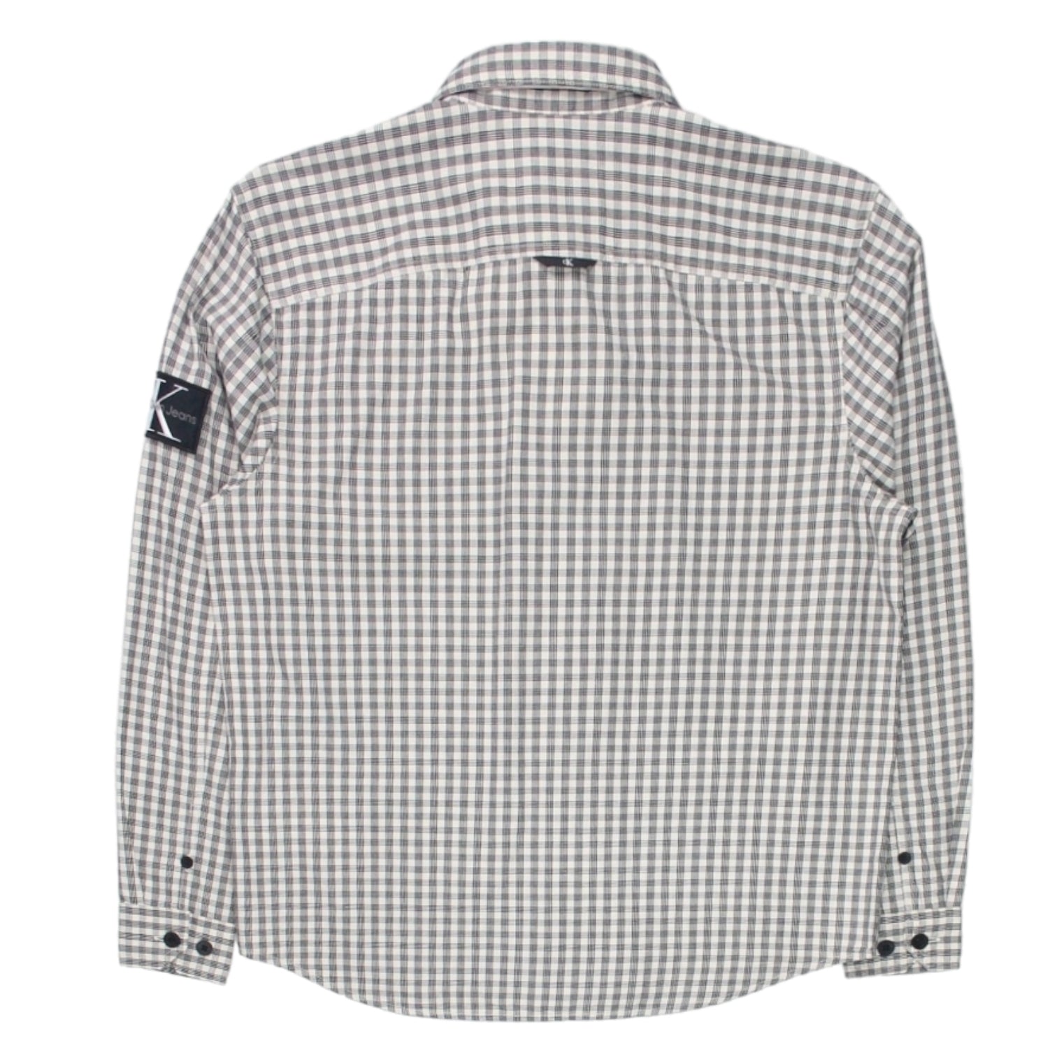 Calvin Klein Jeans Ecru Black Check Shirt
