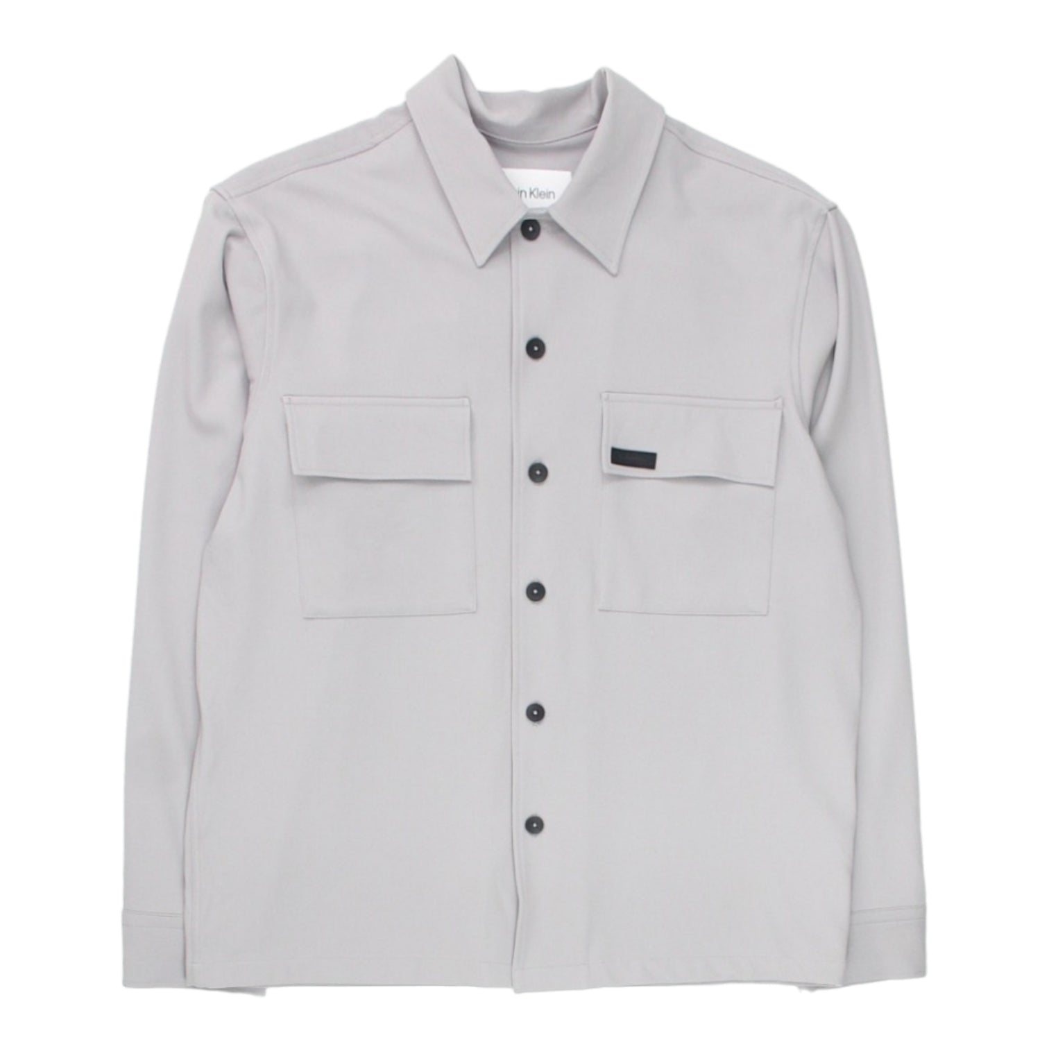 Calvin Klein Grey Soft Twill Overshirt