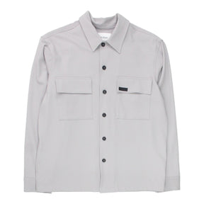 Calvin Klein Grey Soft Twill Overshirt