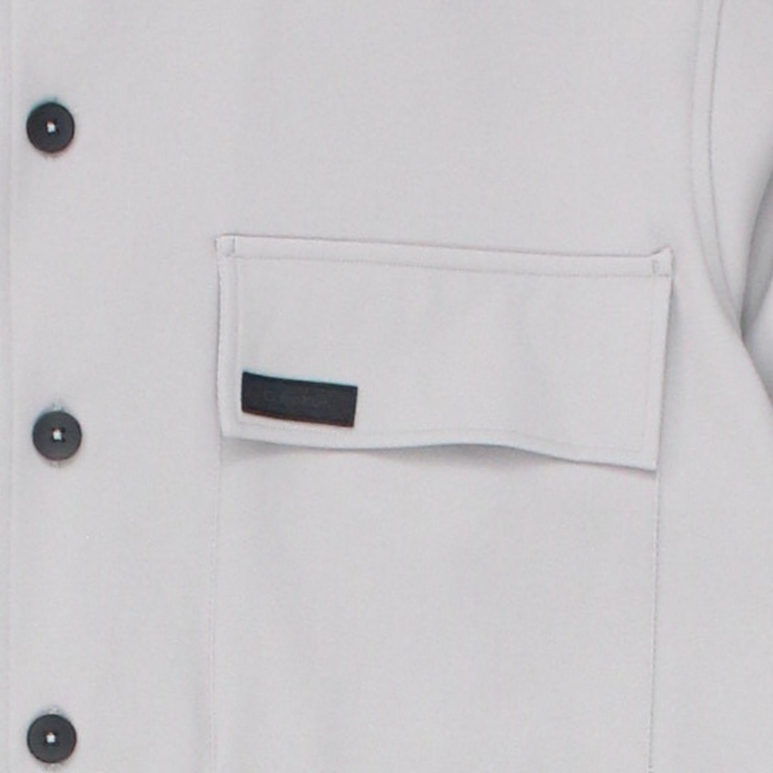 Calvin Klein Grey Soft Twill Overshirt