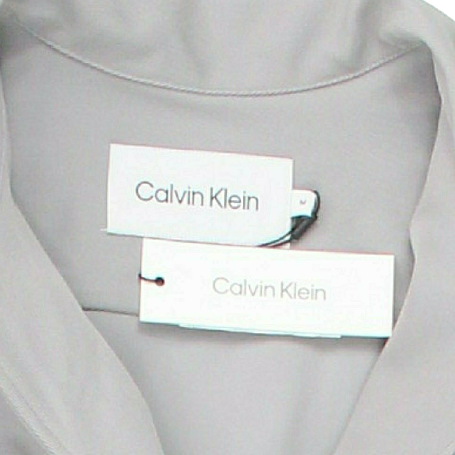 Calvin Klein Grey Soft Twill Overshirt
