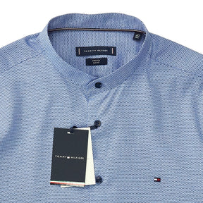 Tommy Hilfiger Blue/White Print Slim Shirt