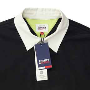 Tommy Hilfiger Black/White Rugby Shirt