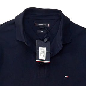 Tommy Hilfiger Navy Stripe Sleeve Polo Shirt