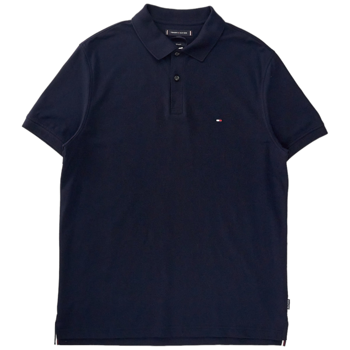 Tommy Hilfiger Navy Pique Polo Shirt