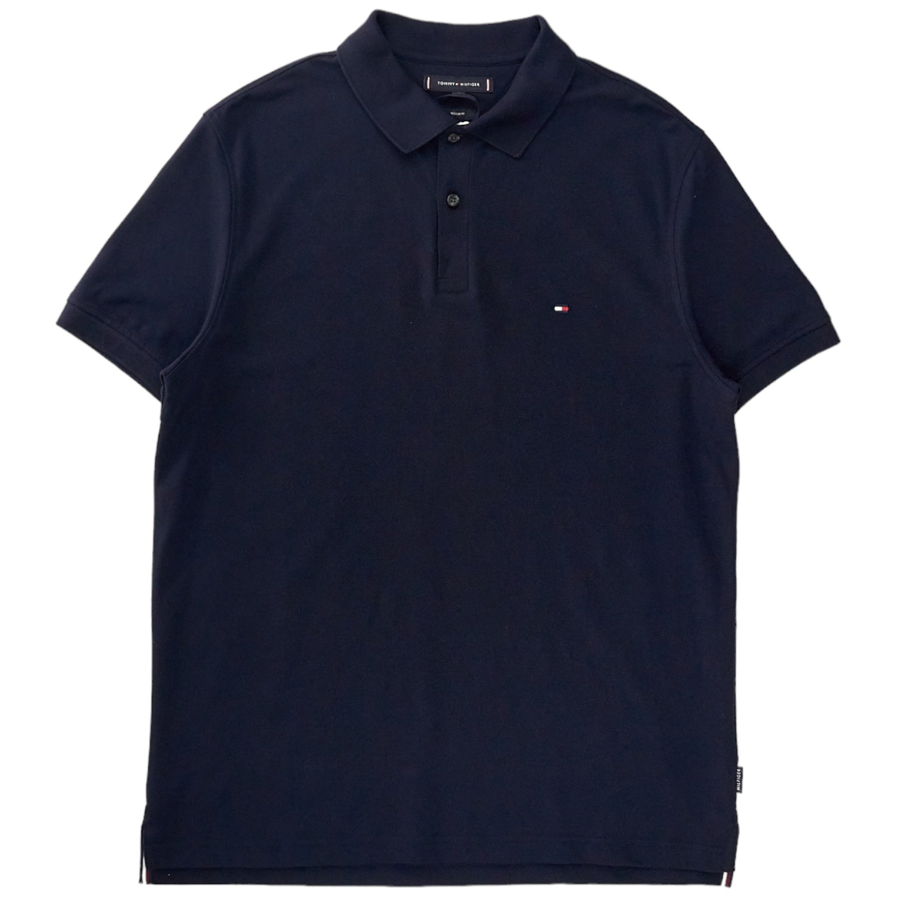 Tommy Hilfiger Navy Pique Polo Shirt