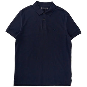 Tommy Hilfiger Navy Pique Polo Shirt