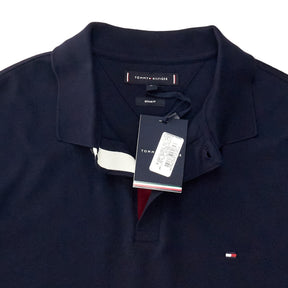 Tommy Hilfiger Navy Pique Polo Shirt