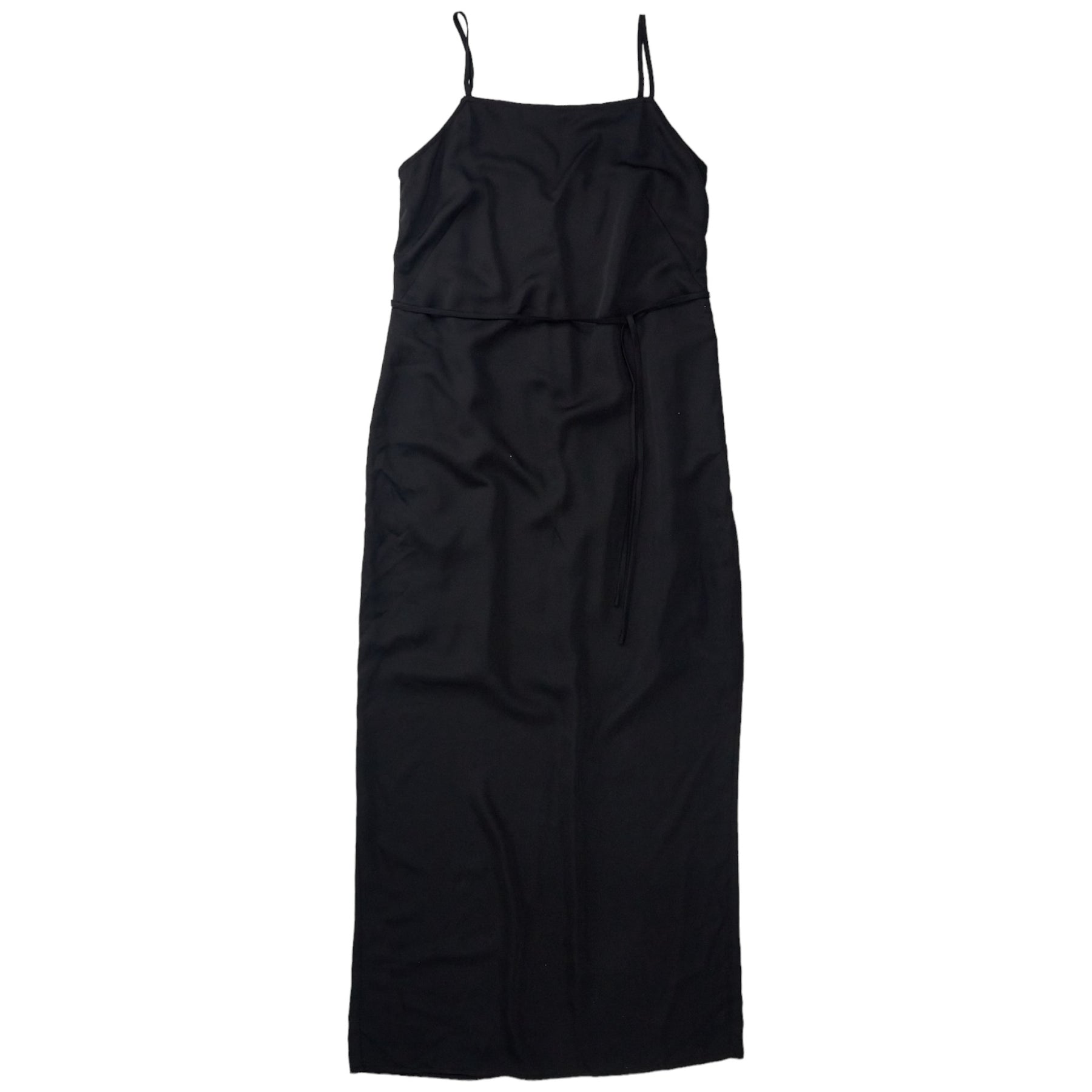 Calvin Klein Black Midi Slip Dress