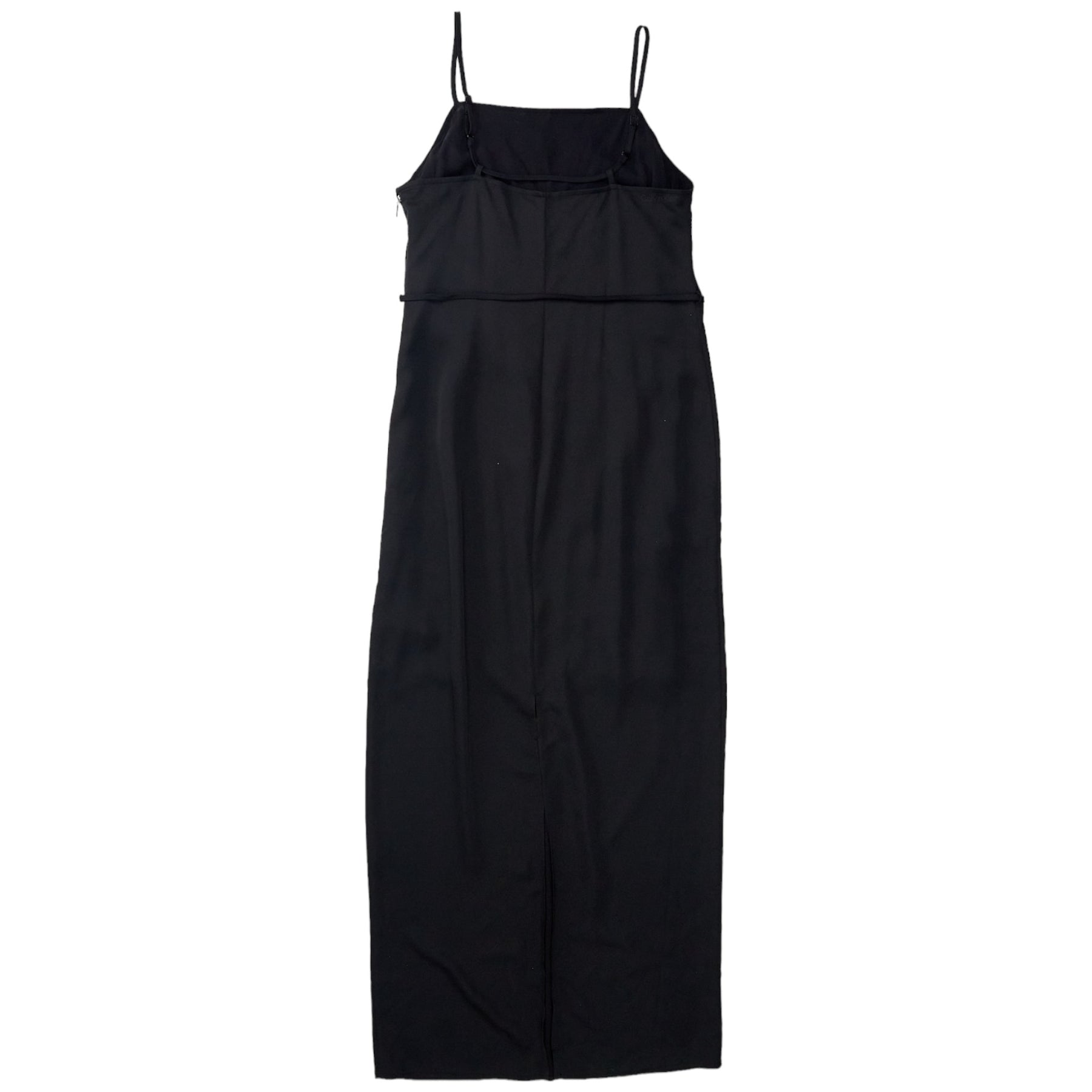 Calvin Klein Black Midi Slip Dress