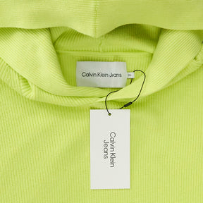 Calvin Klein Jeans Lime Boxy Sweater Hoody