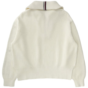 Tommy Hilfiger Ecru 1/4 Zip Sweater