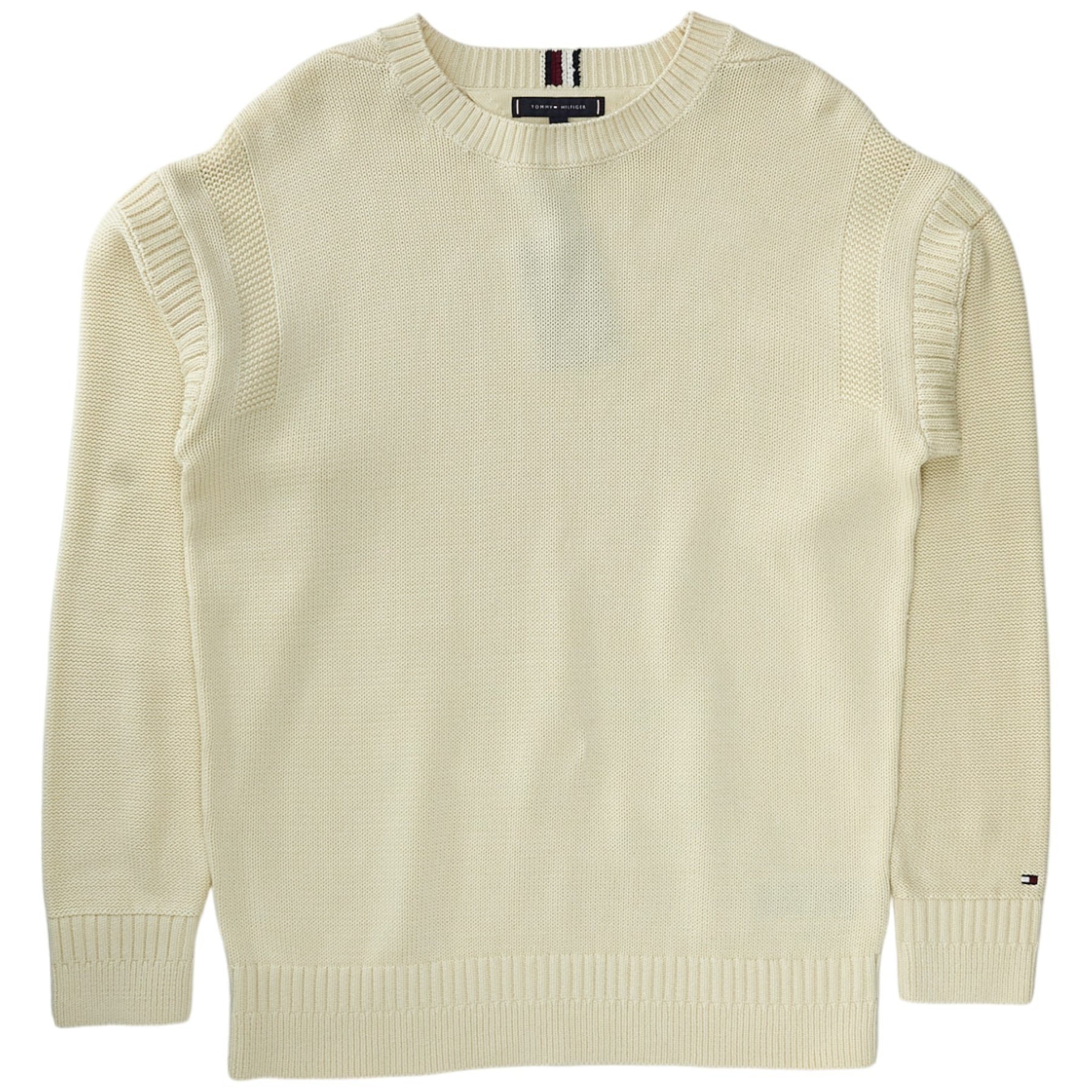 Tommy Hilfiger Cream Guernsey Jumper