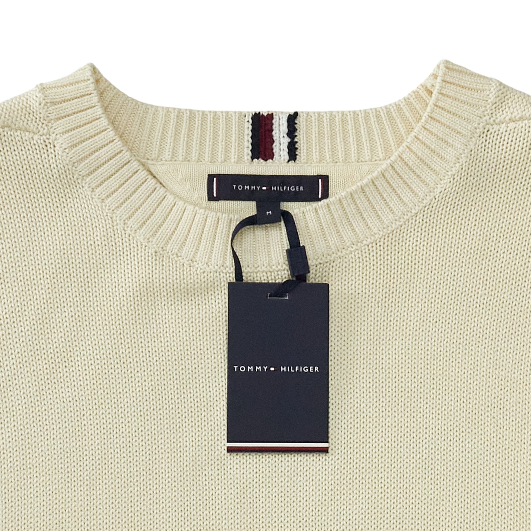 Tommy Hilfiger Cream Guernsey Jumper