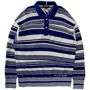 Tommy Hilfiger Blue/White Polo Jumper