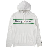 Tommy Jeans White Towelling Hoody