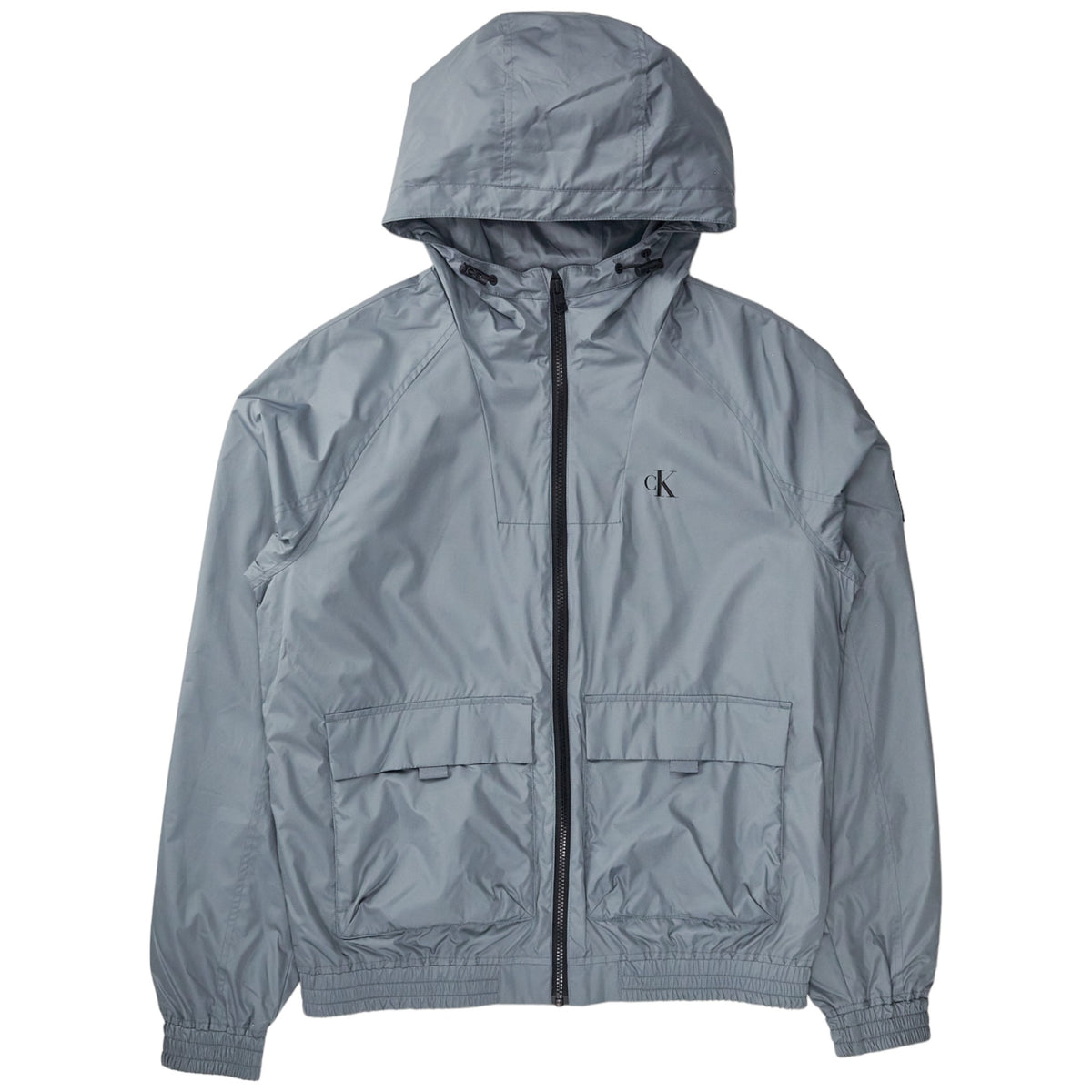 Calvin Klein Jeans Grey Hooded Anorak