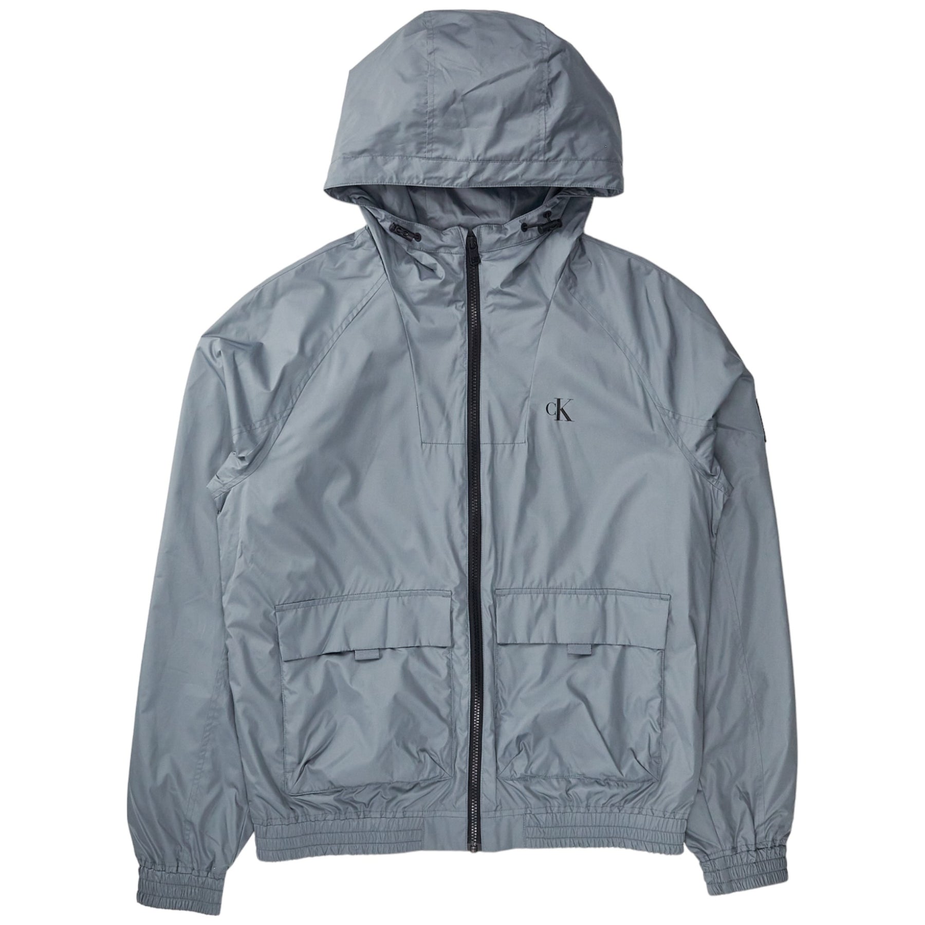Calvin Klein Jeans Grey Hooded Anorak