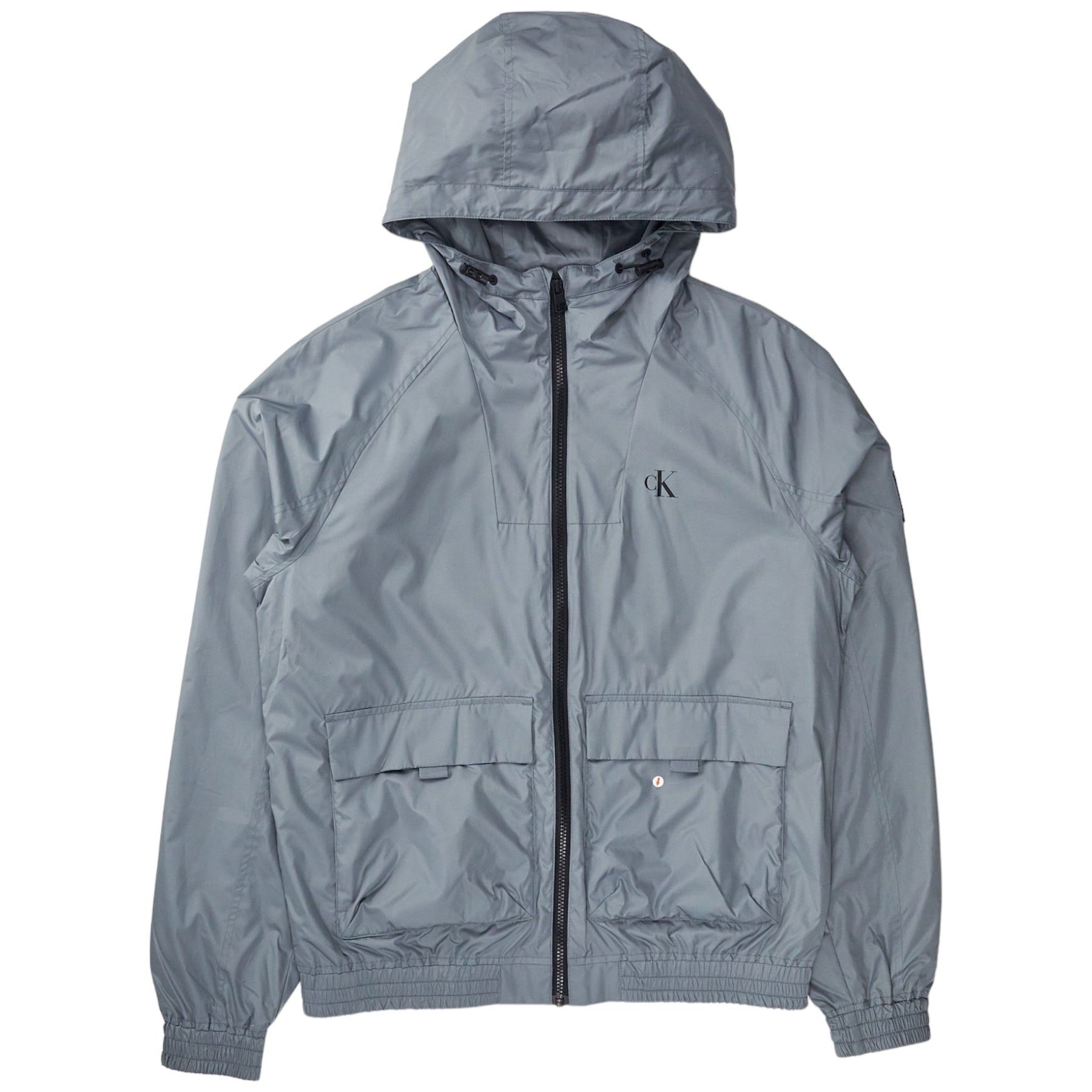 Calvin Klein Jeans Grey Hooded Anorak