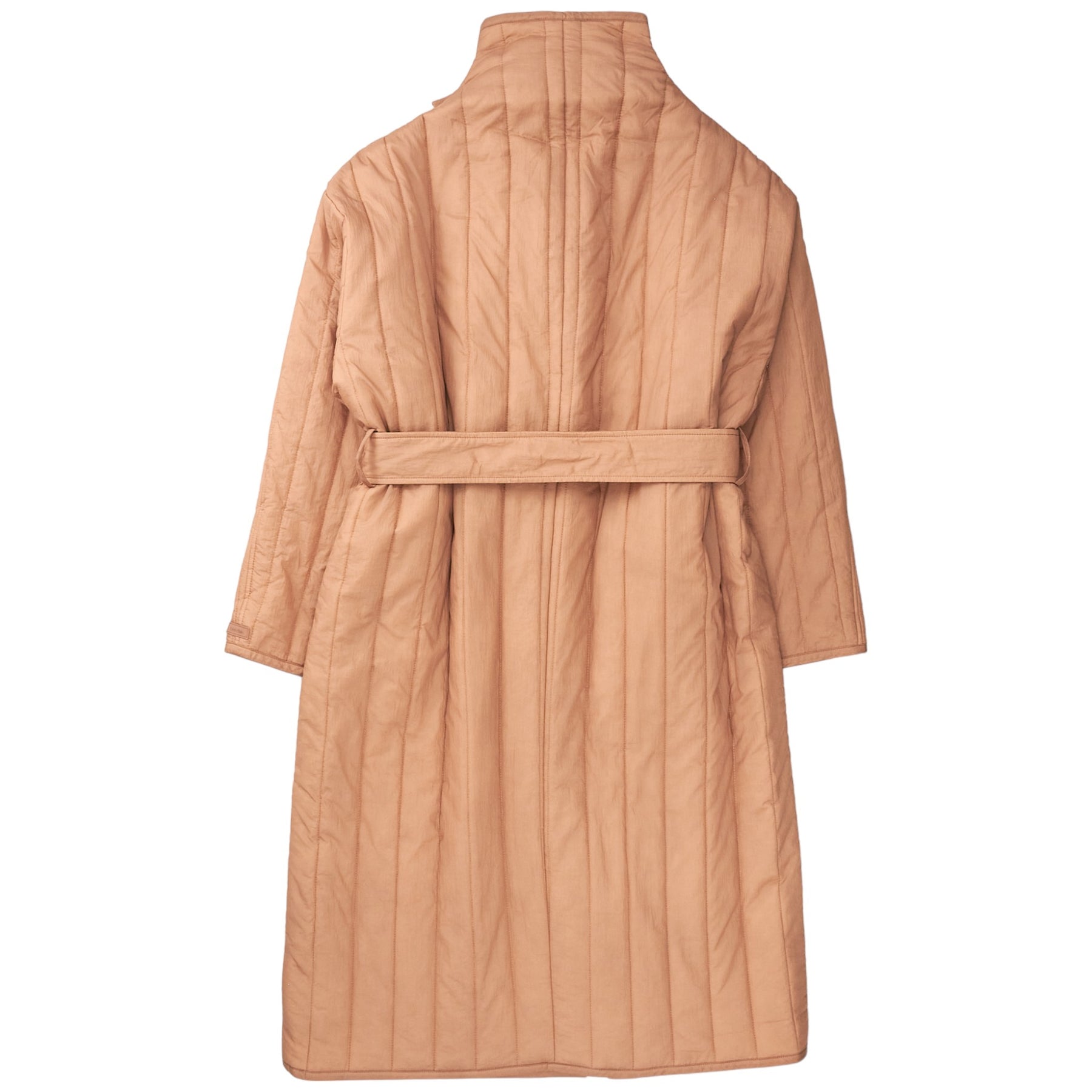 Calvin Klein Raw Umber Vertical Quilt Coat