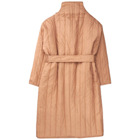 Calvin Klein Raw Umber Vertical Quilt Coat