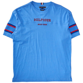 Tommy Hilfiger Blue/Red Colourblock Tee