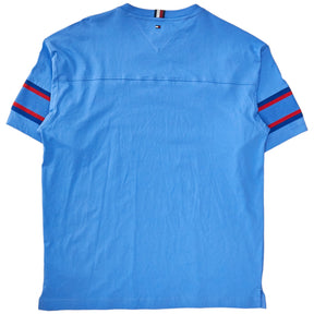 Tommy Hilfiger Blue/Red Colourblock Tee