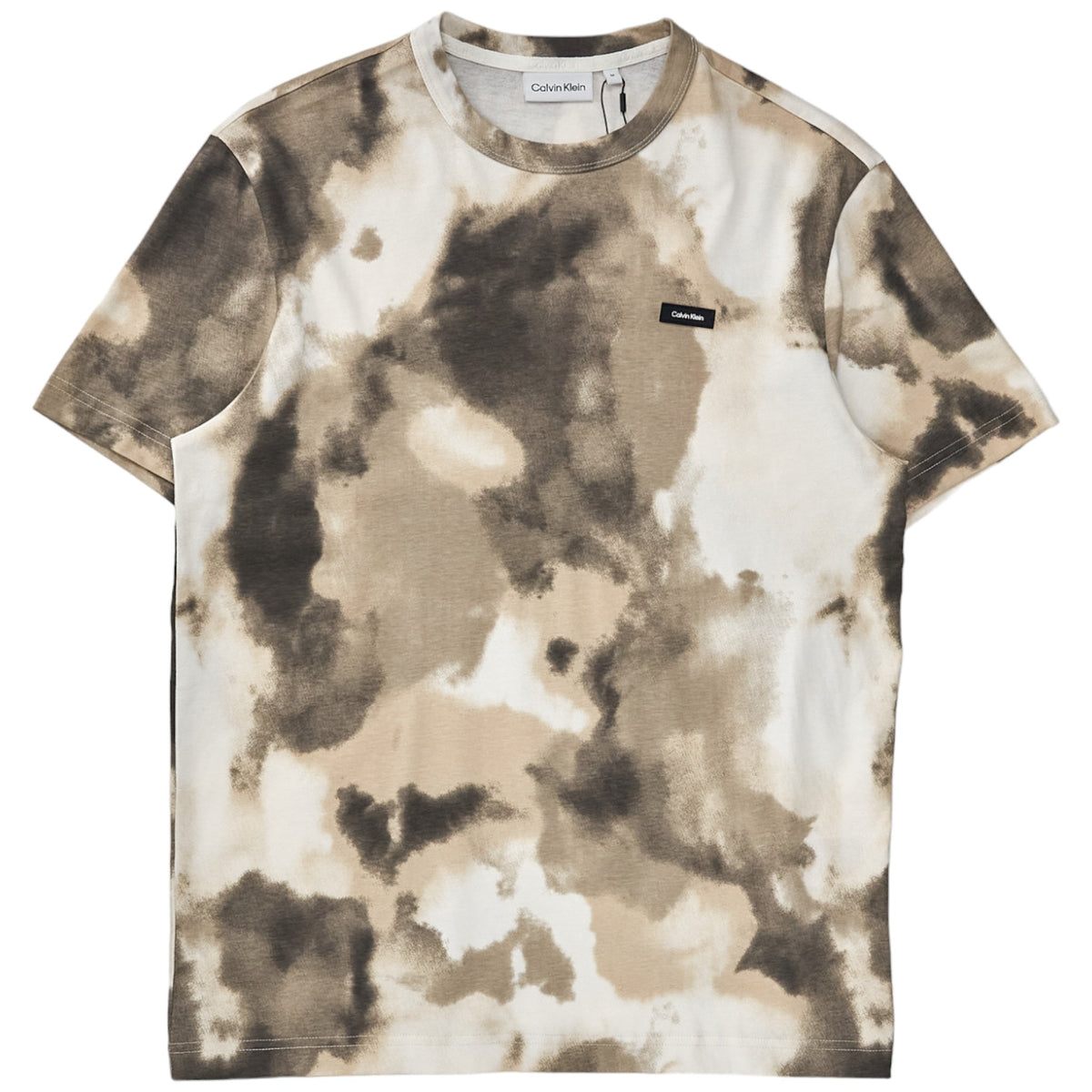 Calvin Klein Cream Camo Print Tee