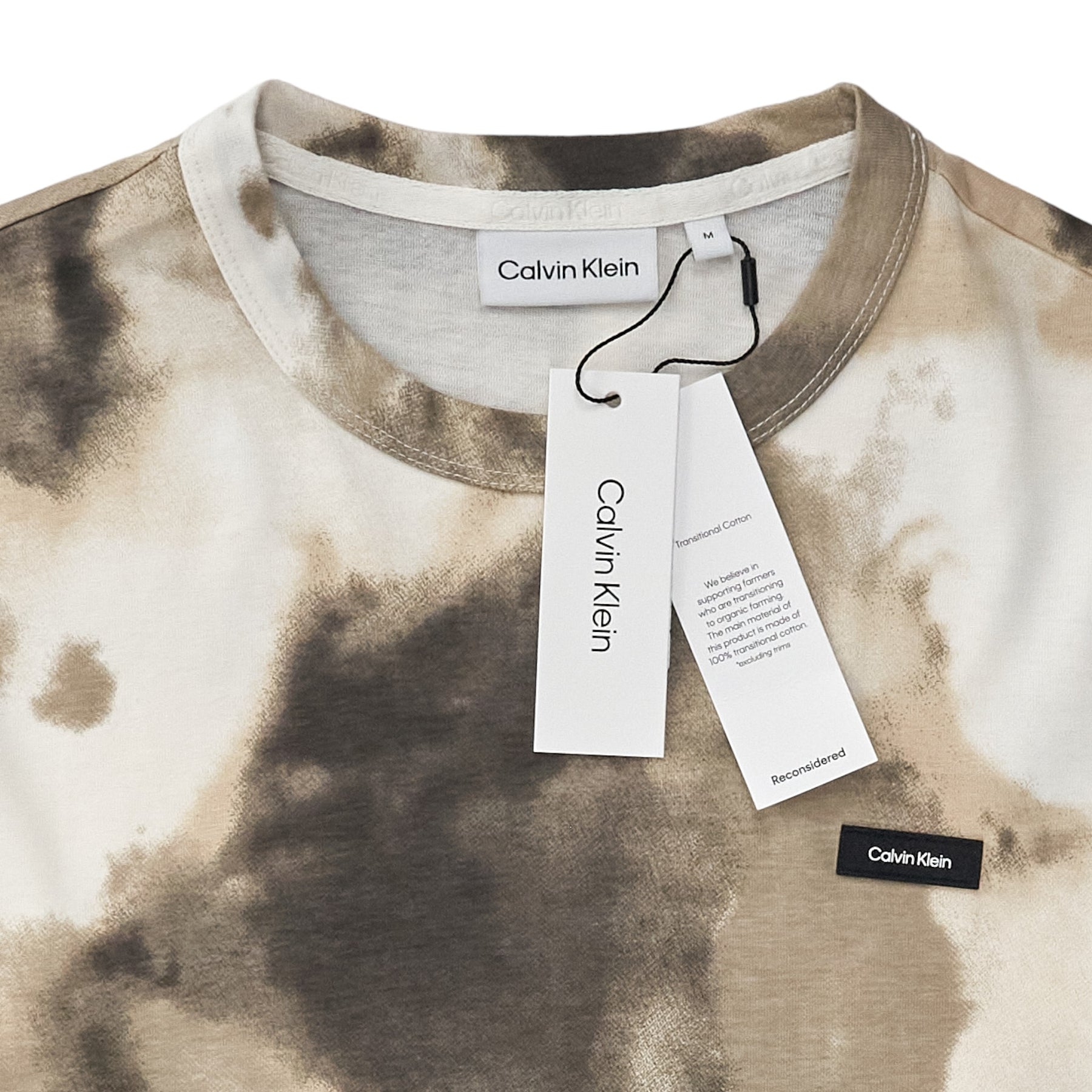 Calvin Klein Cream Camo Print Tee