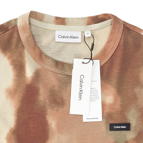 Calvin Klein Cream/Brown Camo Tee