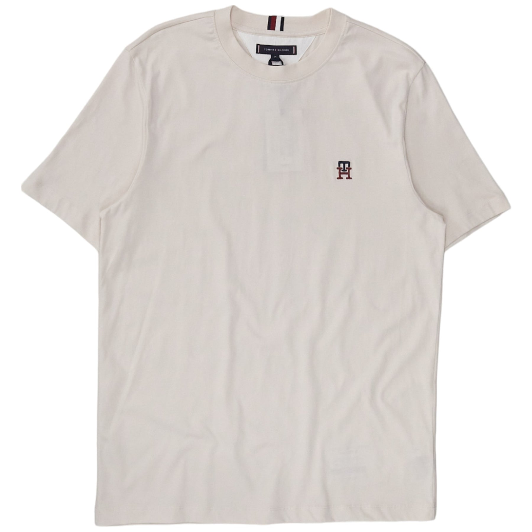 Tommy Hilfiger Weathered White Logo Tee