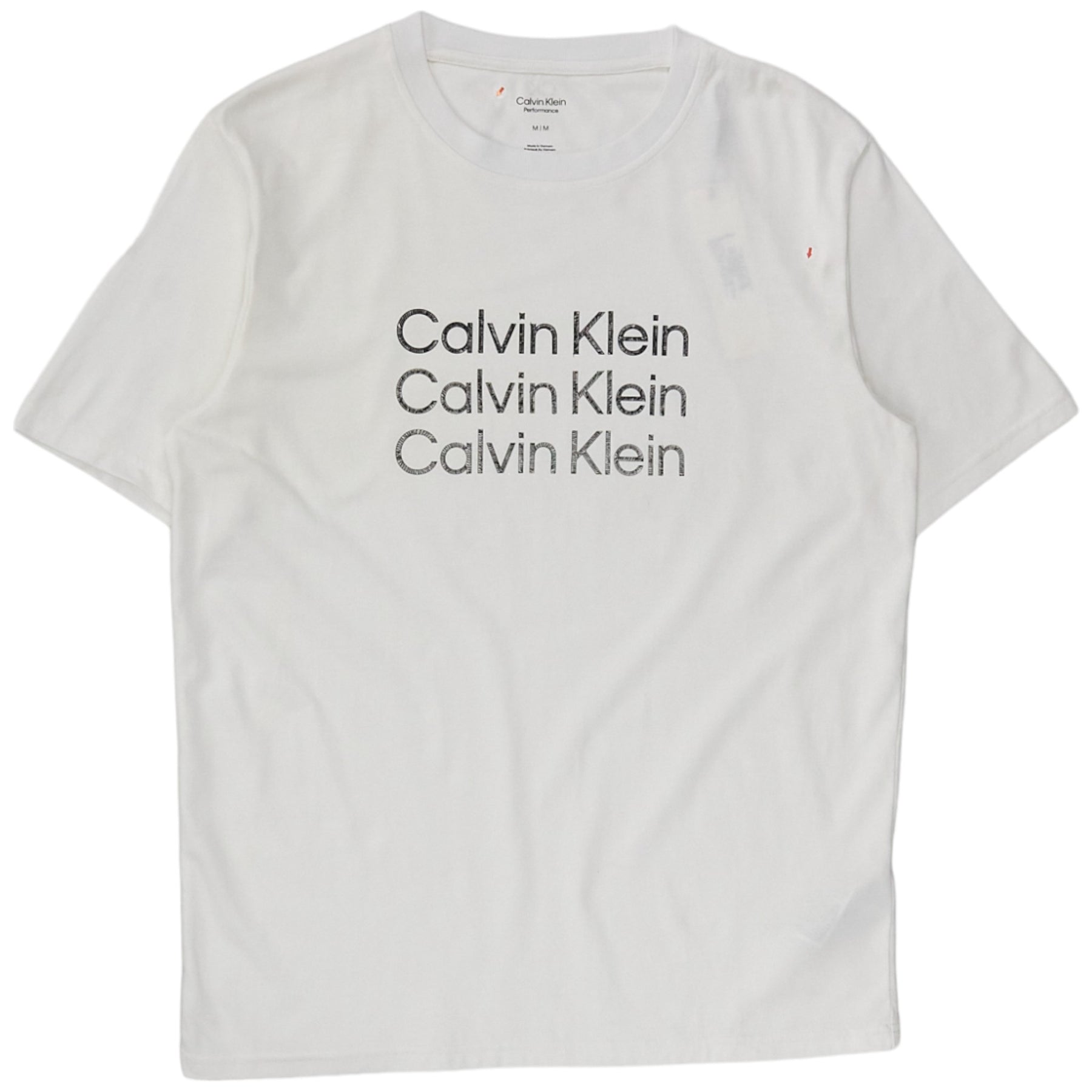 Calvin Klein White Shaded Logo Tee