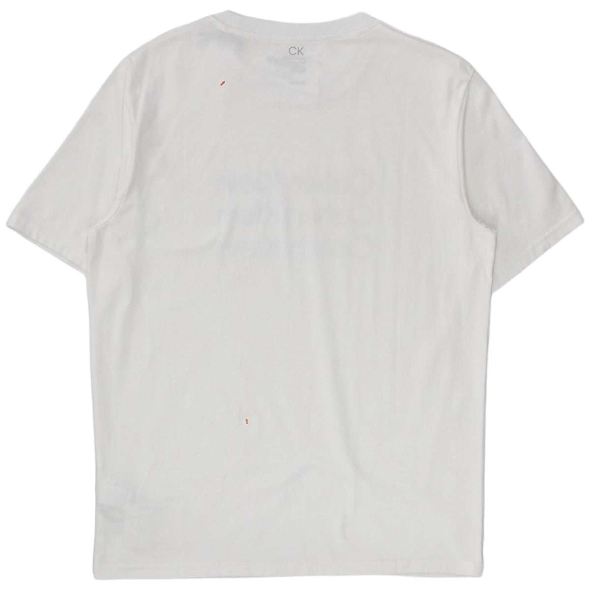 Calvin Klein White Shaded Logo Tee