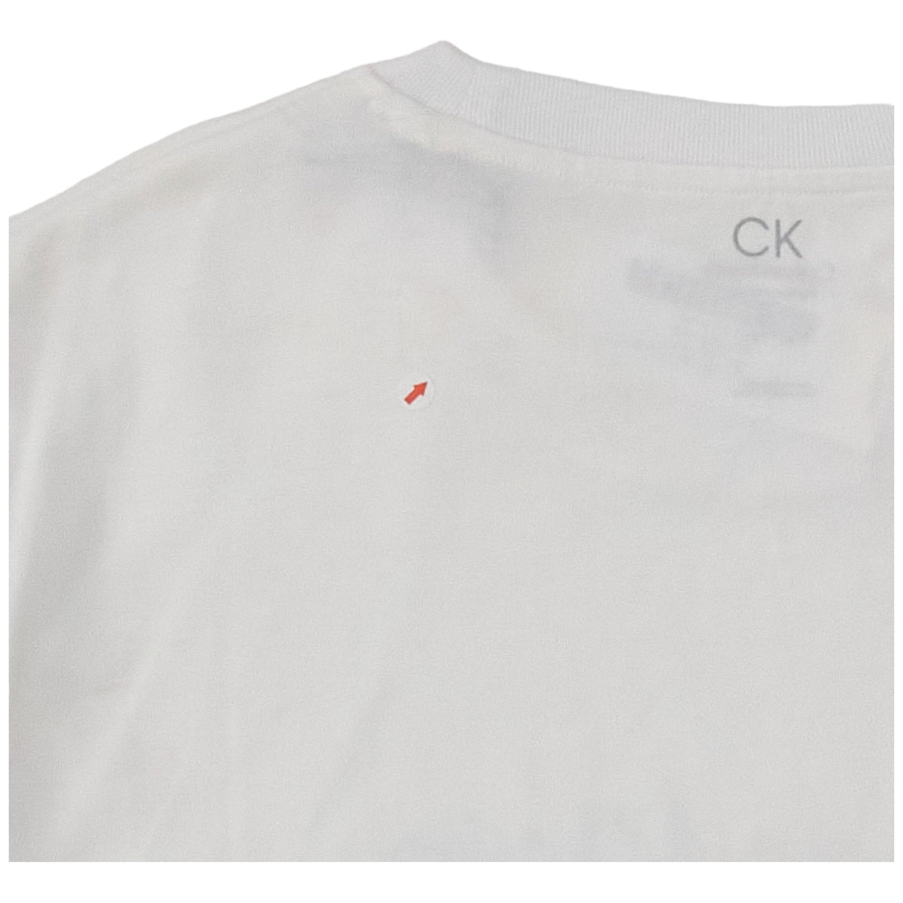 Calvin Klein White Shaded Logo Tee