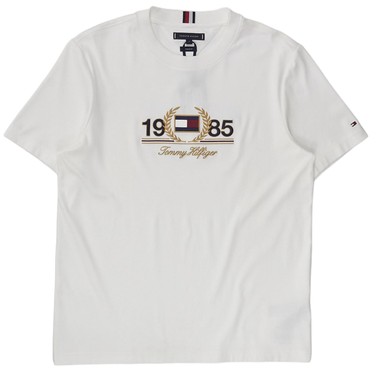Tommy Hilfiger White Icon Laurel Tee