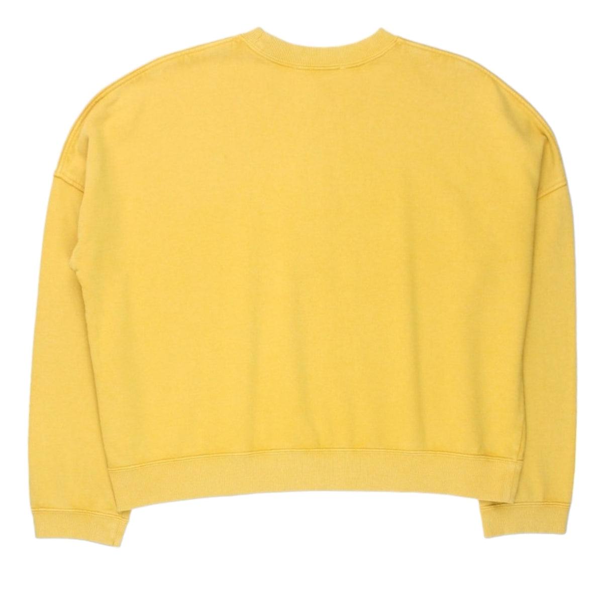 YMC Golden Yellow Cropped Sweatshirt