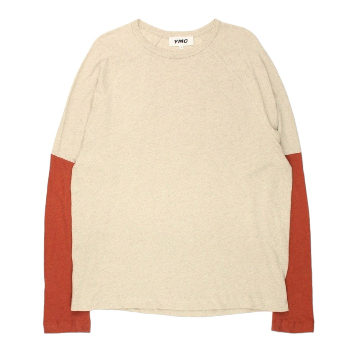 YMC Oatmeal/Rust Jersey Sweatshirt