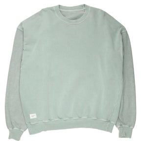 Les Basics Green Twill Sleeve Sweatshirt