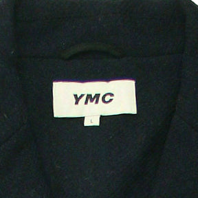 YMC Navy Wool Raglan Sleeve Coat