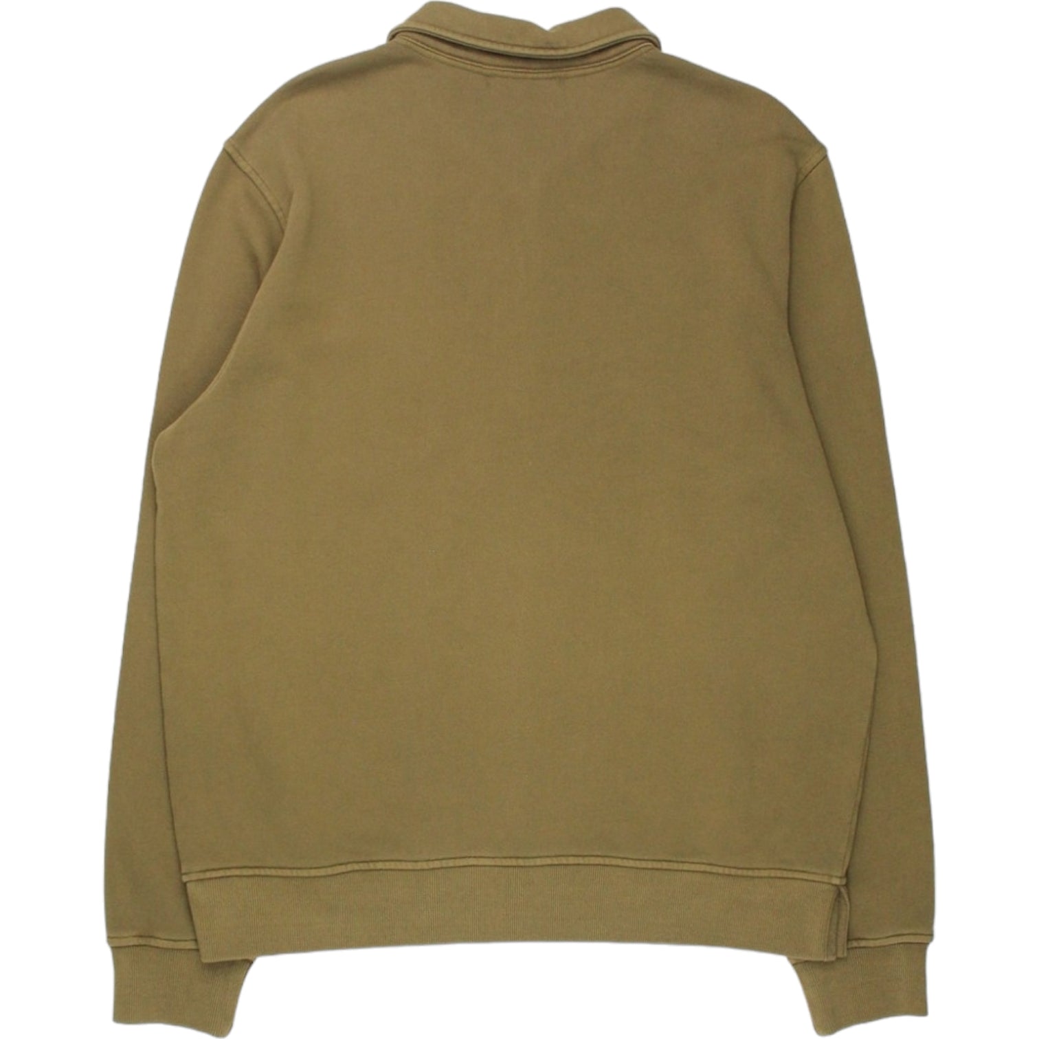 YMC Khaki Green 1/4 Zip Sweatshirt