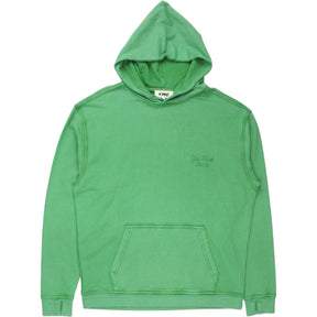 YMC Green Overlocked Hoodie