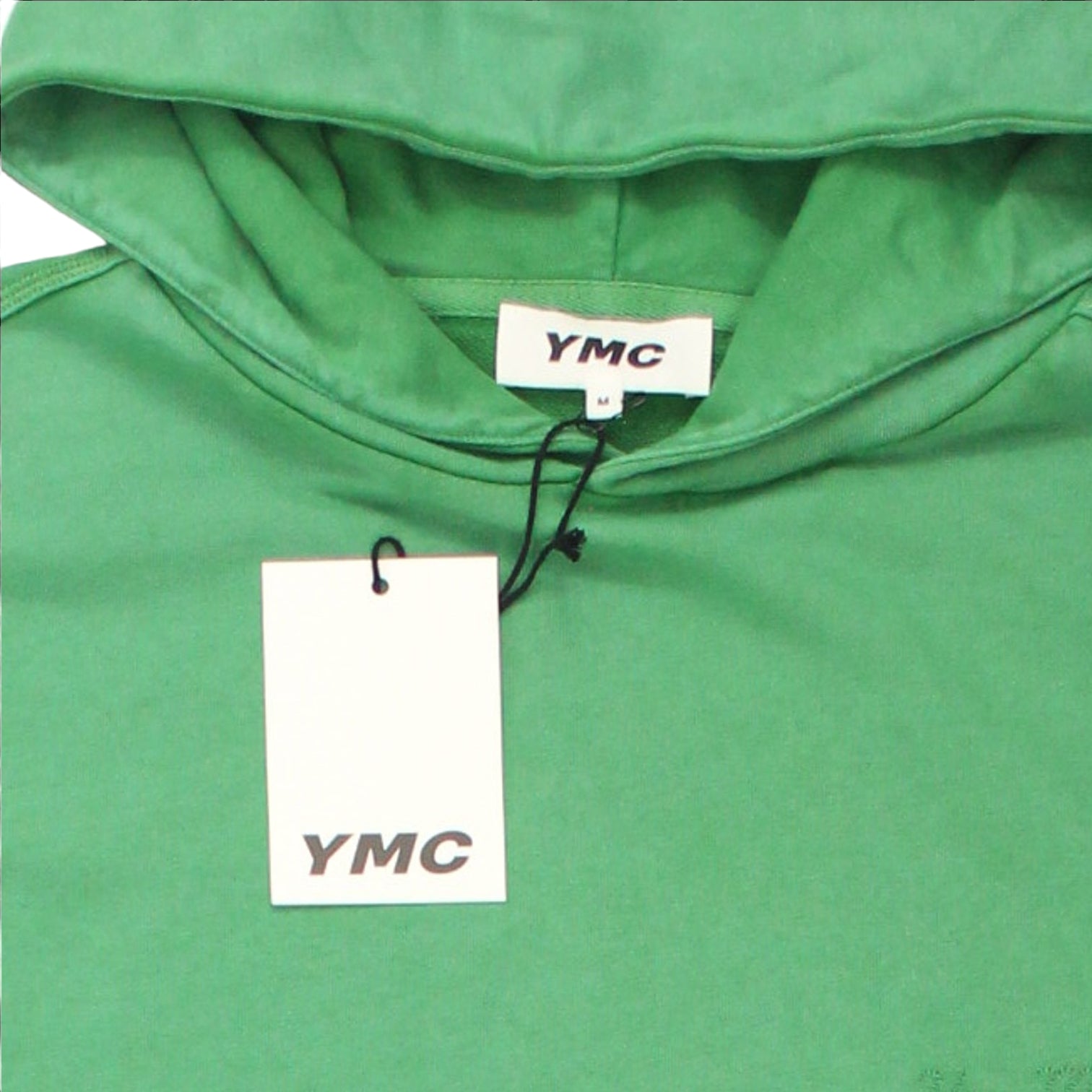 YMC Green Overlocked Hoodie