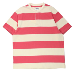 YMC Ecru/Red Merve Rugby Shirt