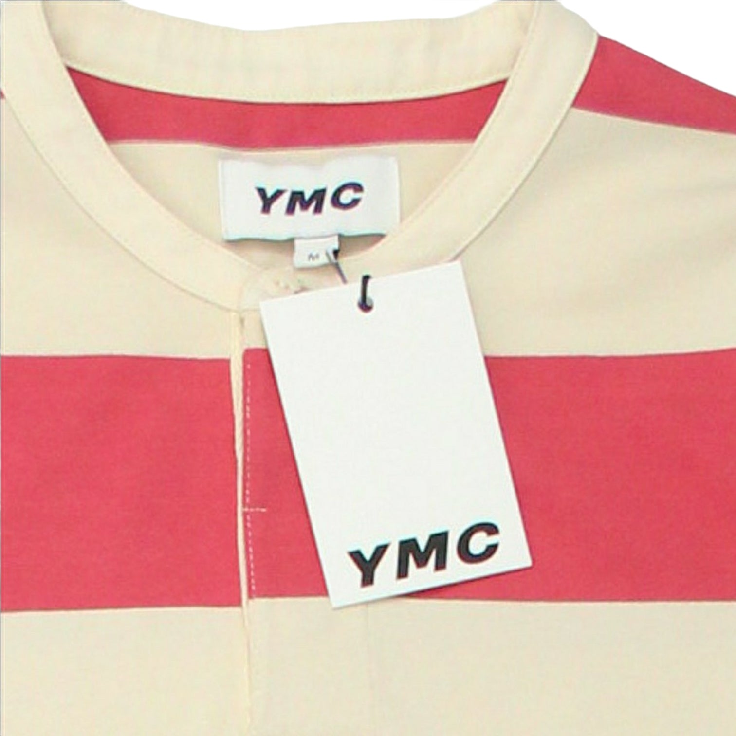 YMC Ecru/Red Merve Rugby Shirt