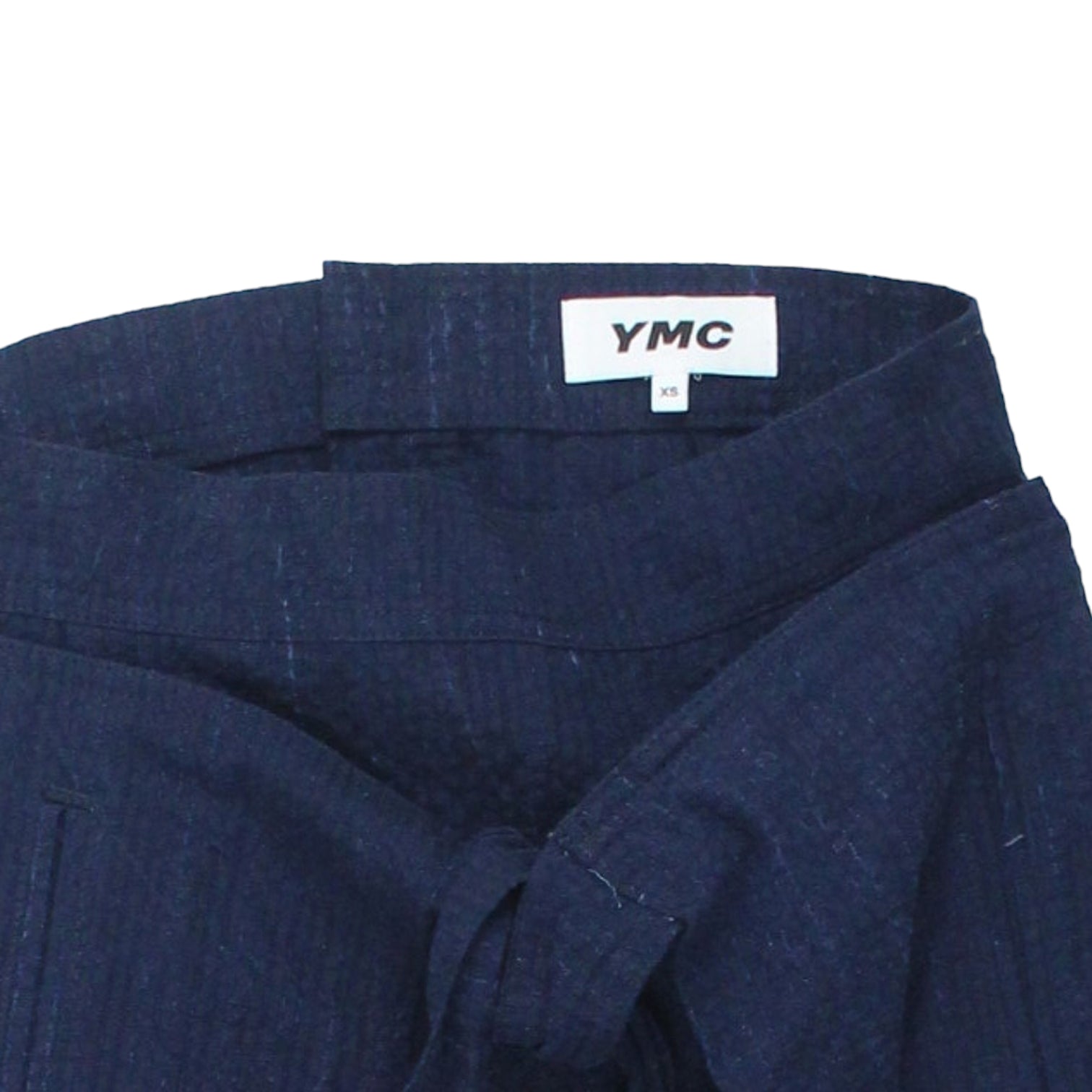 YMC Indigo Seersucker Pocket Skirt